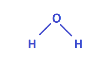 the-structural-formula-of-water