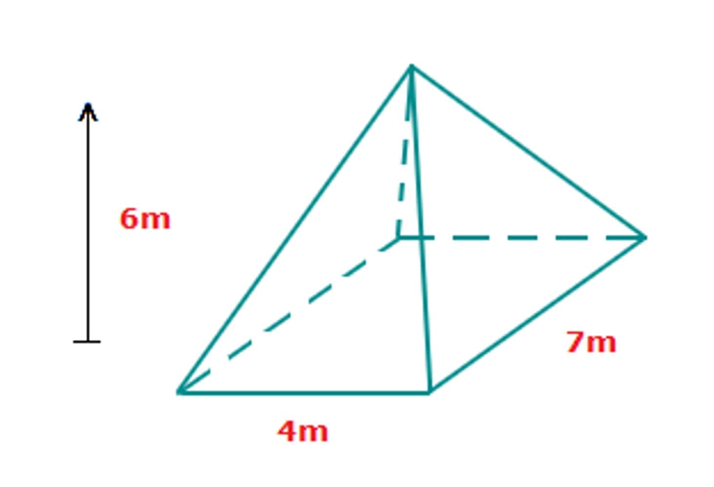 Area Of A Square Pyramid Worksheet